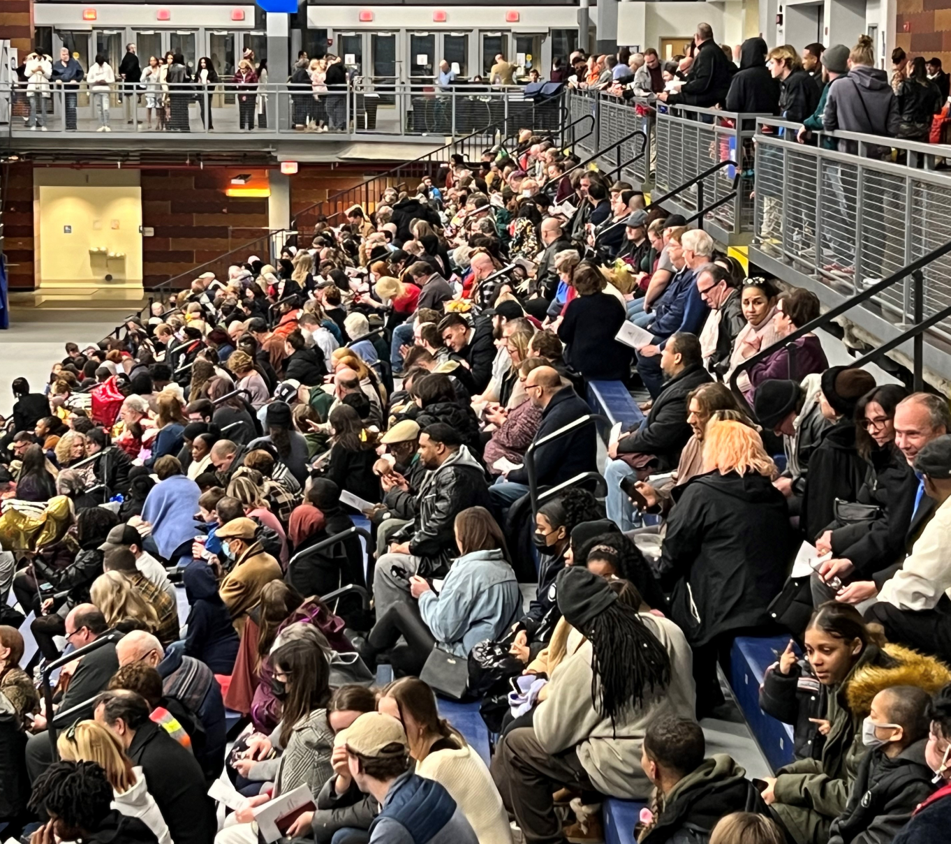 A great crowd came to the SRC Arena to celebrate December graduates.