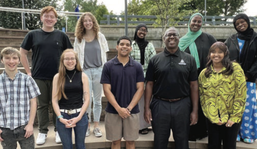 Students Meet with New President