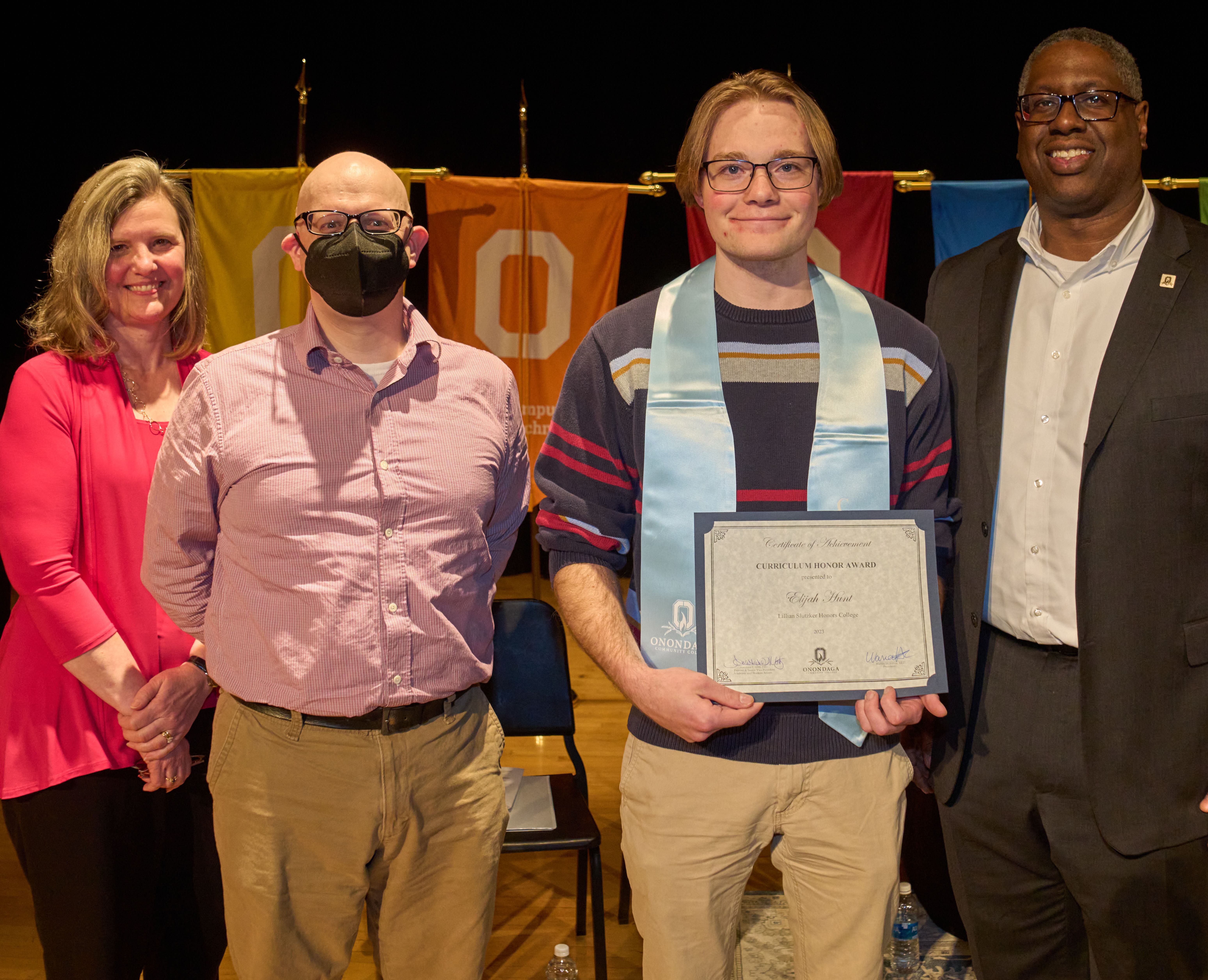 Eli Hunt, Curriculum Honoree for Lillian Slutzker Honors College